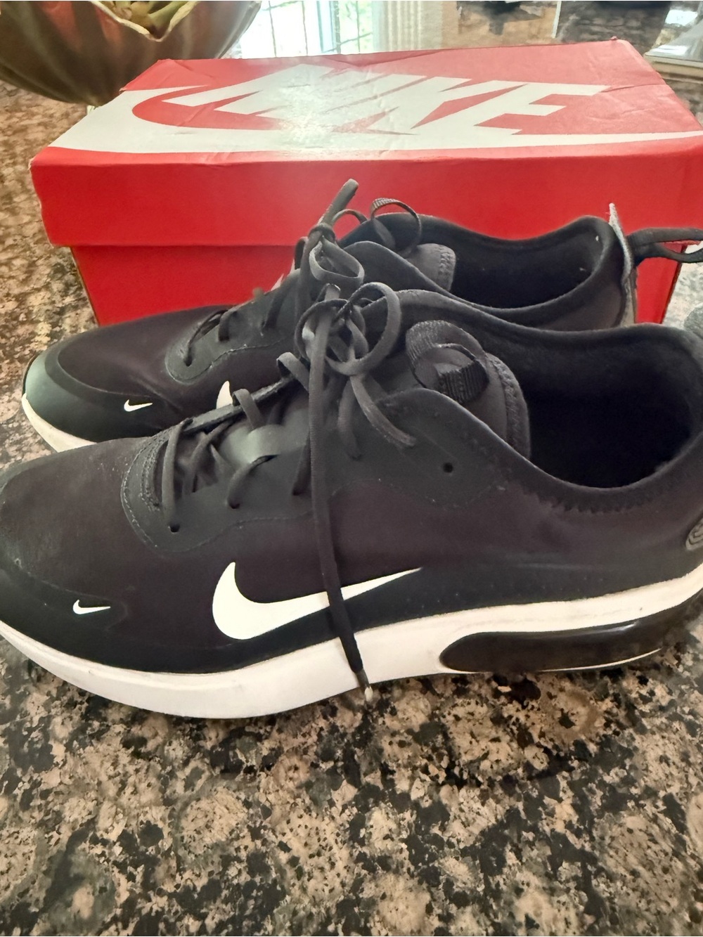 Nike Black and White Low-Top Sneakers
